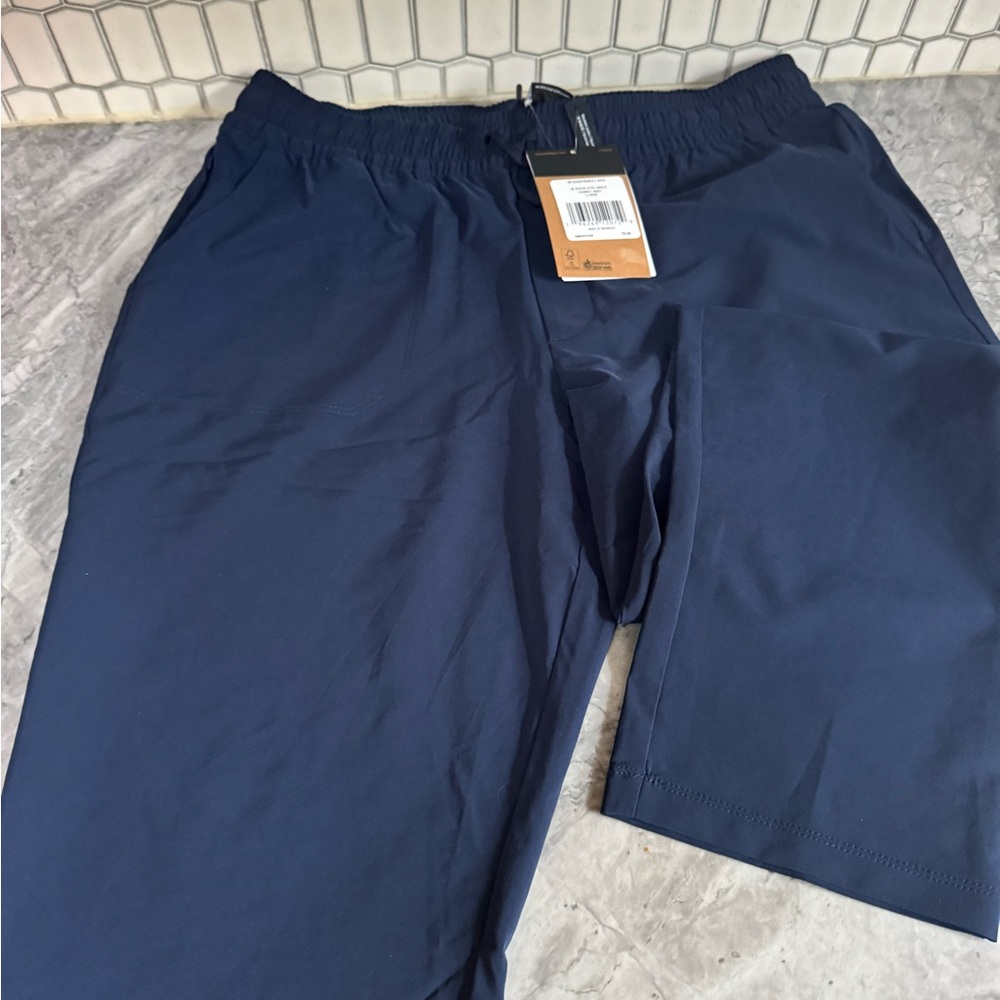 NWT the North Face pant. Navy blue. Size L